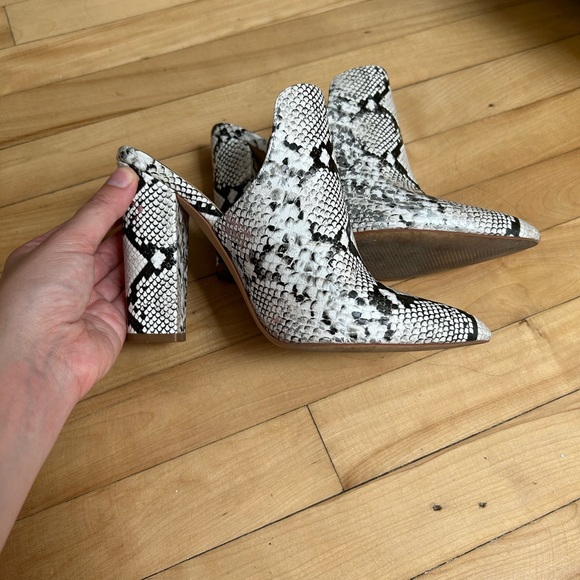 Aldo Faux Snakeskin Booties - Picture 2 of 5